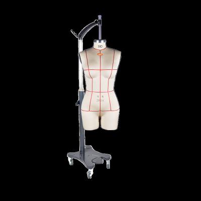 China Hot Selling Female Mannequin Torso Mannequin Full Body SIZE 38D Body Rack White Fiberglass Made Material Feature for sale