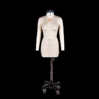 China Other Hot Selling USA Size 10 Mannequin Female Female Female Mannequin Body Mannequin Stand Lead Color Feature White Material Other Half for sale