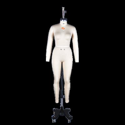 China Other hot sale full body female mannequin with detachable arms and standard base stand with fiberglass made material for sale