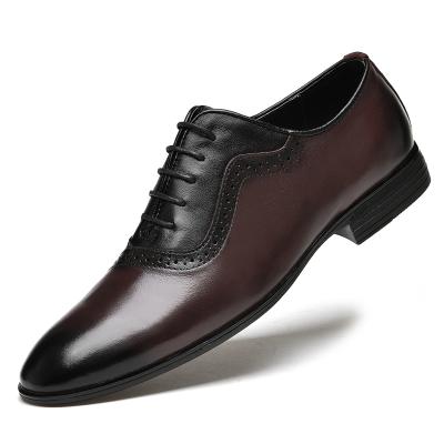 China Genuine Leather Men Business Shoes Waterproof High Quality Brand Men's Stylish Shoes Oxford Formal Shoes for sale