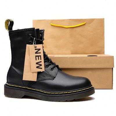 China Flat 2021 New Style Shoes Work Boots Classic Flat Boots Waterproof To Keep Warm Ankle Boots Men Genuine Leather Botas for sale