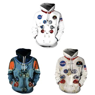 China New Style QUICK DRY Gear Lovers NASA QUICK DRY Printing Men's Digital Hoodies for sale