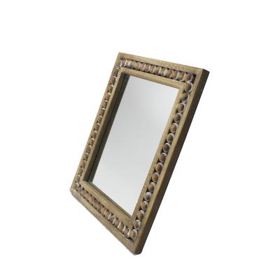 China Wholesale Modern Factory Design Wooden Frame Standing Mirror With Stand for sale