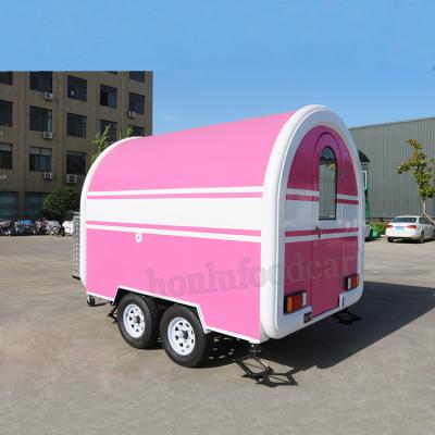 China High Quality Standard Truck Trailer USA Mini Trailer Vegetable Processing Factory Fast Food Food Trailer for sale