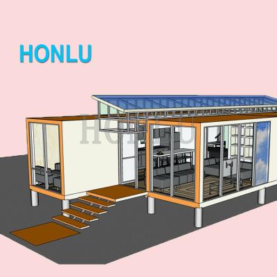 China Modern container house with bedroom and kitchen container house for sale