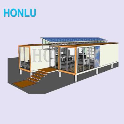 China Modern Living Customized Prefab Container Home Luxury Container Home for sale