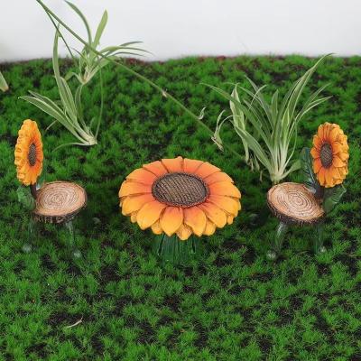 China Europe Resin Crafts Sunflower Home Decoration for sale