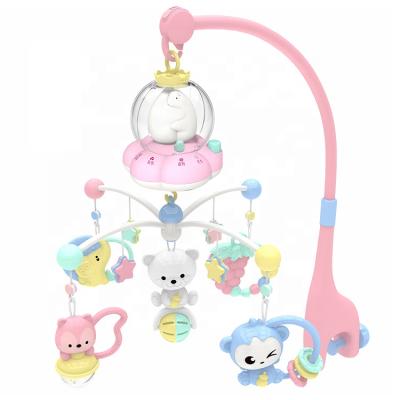 China New Musical Electric Musical Bed Bell Gift Mobile Hanging Toy Sleeping Toys BA6760A Hanging Hutch Bell For Baby for sale