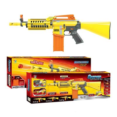 China Electronic Bullet Gun Toy Soft Battery Operated Electric Toy Bulets Throw For Kids for sale