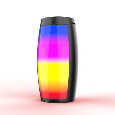 China Colorful LED Light Party Subwoofer Portable BT Radio Led Desktop Speaker for sale