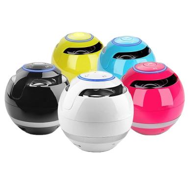 China Phone Function Led Bike Colorful Ball BT Lightweight Portable Mini Free Shippings Items Speaker Manufacturer Professional Gift for sale