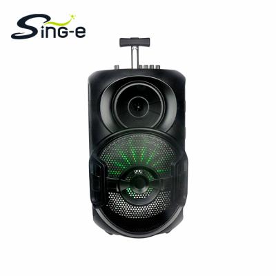 China DLNA 2021 12 Inch Large Trolley Bass Blutooth Outdoor Wireless Party Dancing Stereo Player Speaker for sale