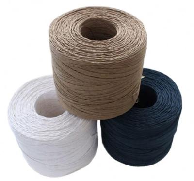 China Eco-friendly 3500m or 5000m Big Roll twisted paper cord Twisted paper handles Paper Bag Handles for sale