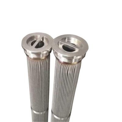 China Oil Filtration Stainless Steel Sintered Porous Wire Mesh Multi-Layer Pleated Filter Cylinder for sale