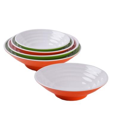 China Melamine Disposable Reusable Different Size Dinner Serving Bowls for sale