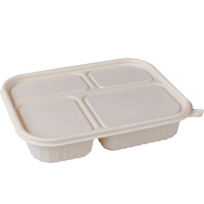 China Disposable Biodegradable Disposable Lunch Take Out Container Chinese Takeout Box for sale