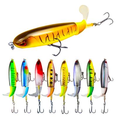 China Durable 1pcs Quality Lie Plopper 110mm/13g Top Water Snap Fishing Lures Hard Bait Wobblers Spinning Soft Tail Fishing Tackle for sale