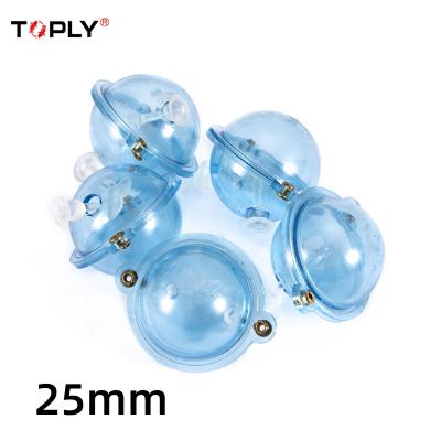 China Fast Delivery 25mm 3.8g ABS Fishing Plastic Double Orifice Float Cavity Ball Cavity Float Ball for sale