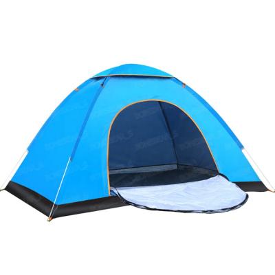 China Fast Delivery 2-4 Person OUTDOOR FULLY AUTOMATIC FAST OPENING Beach Tent Diagonal Tying Type for sale