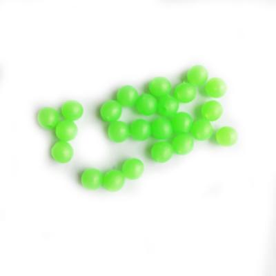 China 100pcs Lot Bright Green Hard Beads Glow Color Fishing Beads 5mm for sale