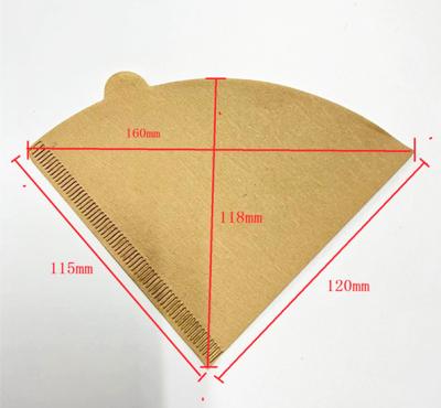 China Best Selling Eco - Friendly v60 Paper Coffee Filter , Coffee Filter Paper Bag for sale