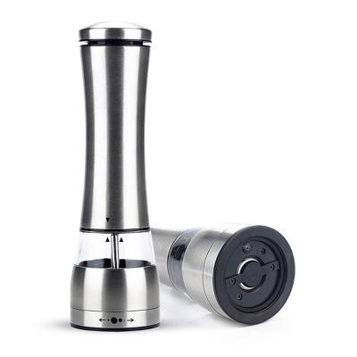 Κίνα Best Viable Selling Stainless Steel 2 in 1 Automatic Electric Salt Pepper Grinder Mill προς πώληση