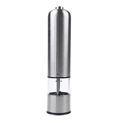 China Sustainable Electric Salt And Pepper Grinder With Stainless Coating for sale