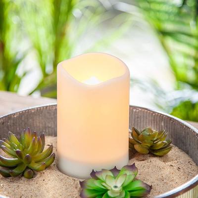 China No Fire No Smoke Best Price High Quality Classic Style Wedding Decorative Flameless Flashing Led Solar Powered Candle Light for sale