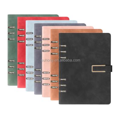 China Financial Institutions Promotional Notebook 2022 Logo Printed Weekly Daily Planners Pretty Custom Made Business Cover Leather for sale