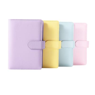 China 2022 Wholesale Factory Direct Selling PU A5 A6 Budget Magnetic Leather Binder Notebook for sale