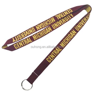 China Goods 2022 Hottest Wholesale High Quality Custom Woven Logo Polyester Lanyards for sale