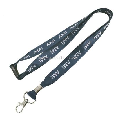 China Factory Direct Supply Durable OEM Sublimation Polyester Nylon Blank Plain Custom Logo Printed Lanyard Custom Made for sale