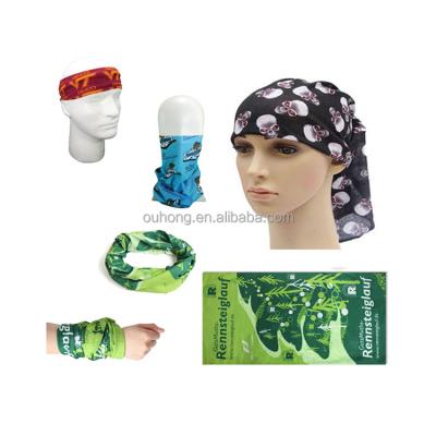 China Custom Made Seamless Bandana Breathable Elastic Polyester Fiber Tube Face Mask Multifunctional Cycling Biker for sale