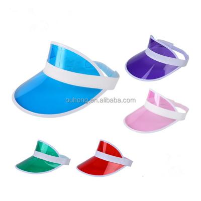 China Wholesale Custom Character PVC Sunshade Plastic Sun Visor For Promotion for sale