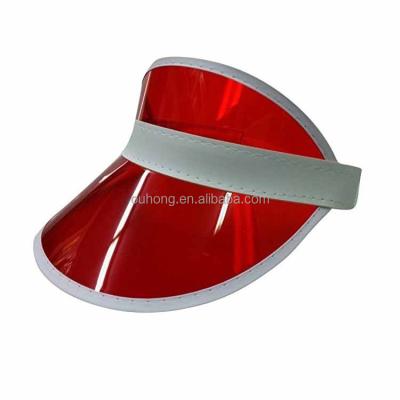 China Wholesale Character Summer UV Protection Plastic PVC Sun Shade Covers Promotion Hats for sale