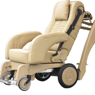 China Add or reduce as needed Vito Modified Leather Microfiber Lift and Turn Wheelchair for the Disabled for sale