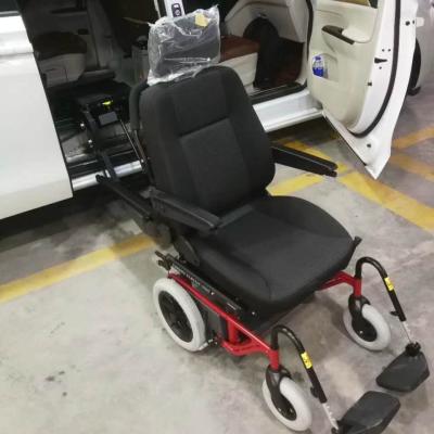 China Geometric drawing of programmable rotating car seats for the disabled and elderly people in wheelchairs for sale