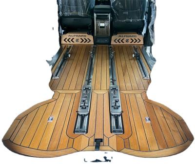 China Luxury utility vehicle modified Myanmar mpv solid teak floor for sale