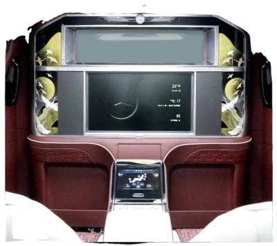 China Luxury truck partition with 32 inch TV system, suitable for Vito luxury built-in truck partition / Vclass TV lift for sale