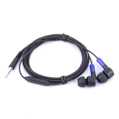 China hot sale1.2m 3.5mm In-Ear Hi-Fi Earphone With MIC Wired Headset Earpiece for sale