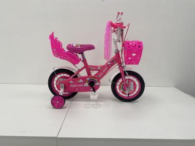 China Fashionable Air Tire Kids Bicycle For Girls Hard Frame Kids Bike Girls 16 Inch Pink for sale