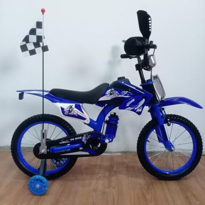 China Kids Moto Bike With Removable Training Wheels / Children Bicycle With Comfortable Seat for sale