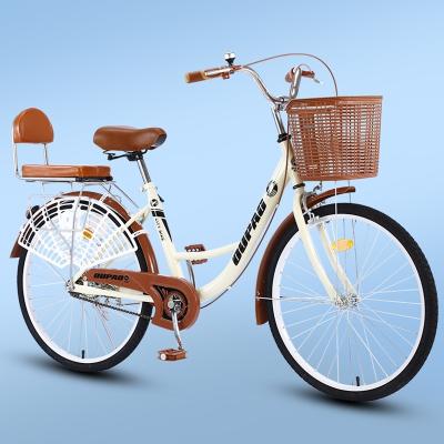 China High Carbon Steel Road City Bicycle For Young Lady /  Lady Womens Road Bike for sale