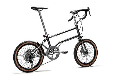 China Homens Mulheres Disco Freio Folding Pocket Bike Bicicleta Alumínio Ligação 20 Inch à venda