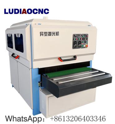 China 1300mm width MDF wood brush polish sanding machine for  engraved MDF and prime furniture for sale