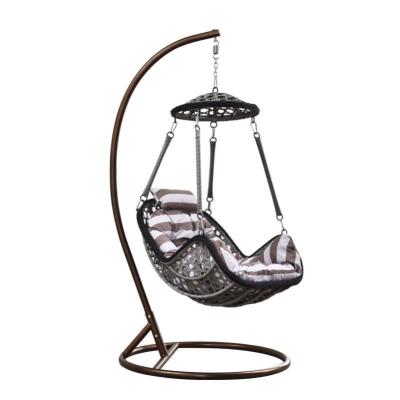 China Factory Cheap Swing Chair With Metal Stand Hanging Outdoor Hammock Patio Swing Chair for sale