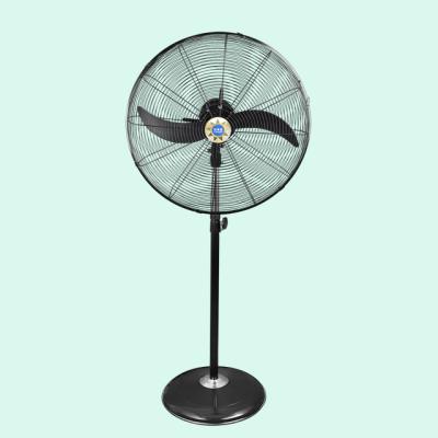 China Powerful Design Of Outdoor Industrial Rack Fan Round Base Industrial Fan With Aluminum OX Blade for sale