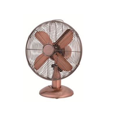 China 16 Inch 4 Blade Outdoor Evernal Metal Aluminum Desk Fan Retro Table Fan for sale