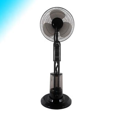 China China outdoor factory OEM rechargeable fan with remote control solar water mist fan. for sale