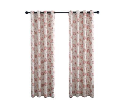 China blackout room barkrning fancy hot sale printed window curtains for sale